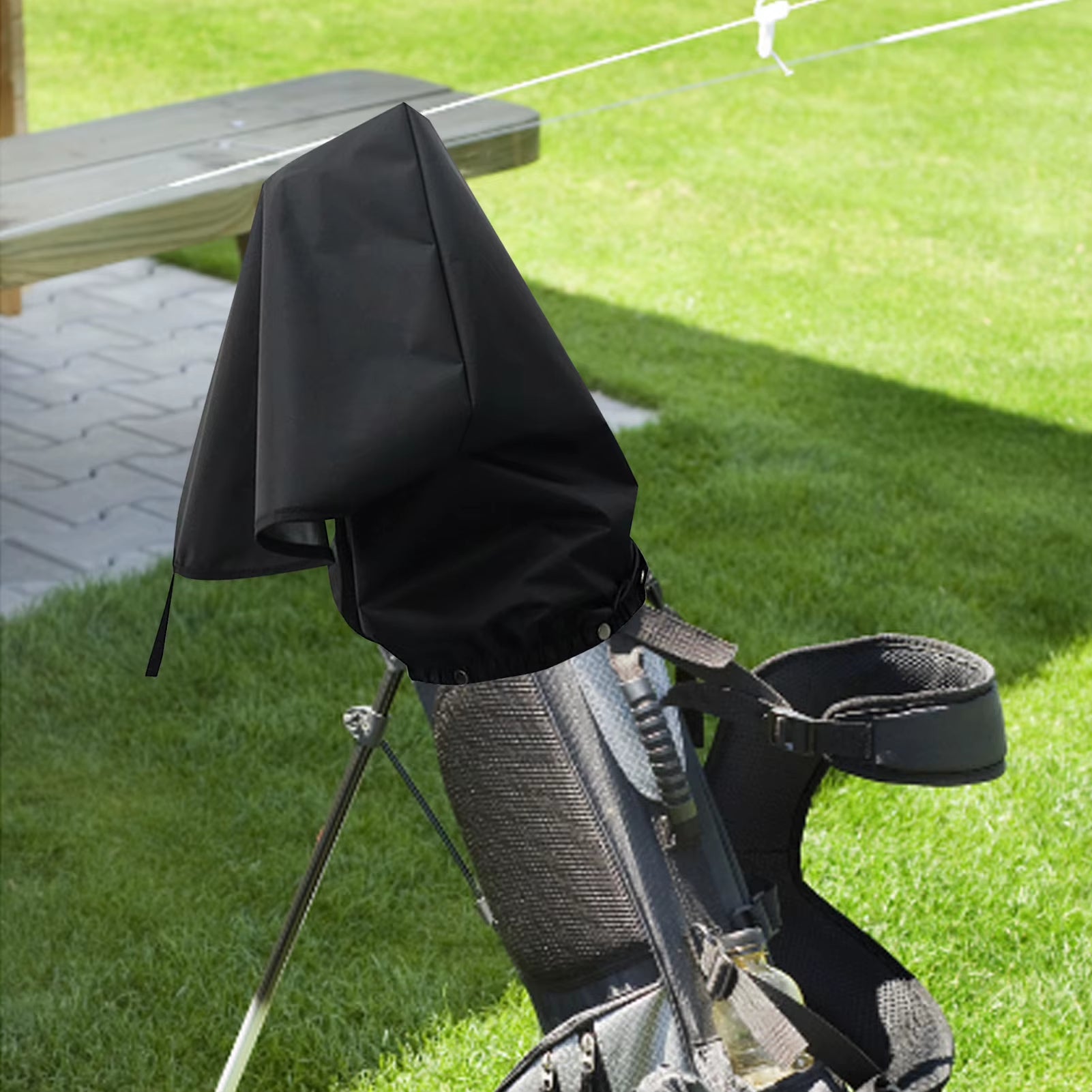 Golf Bag Rain Cover Waterproof Golf Bag Protection Cover Golf Bag Rain Hood Cover Golf Club Bag Dust Cover for Golf Supplies
