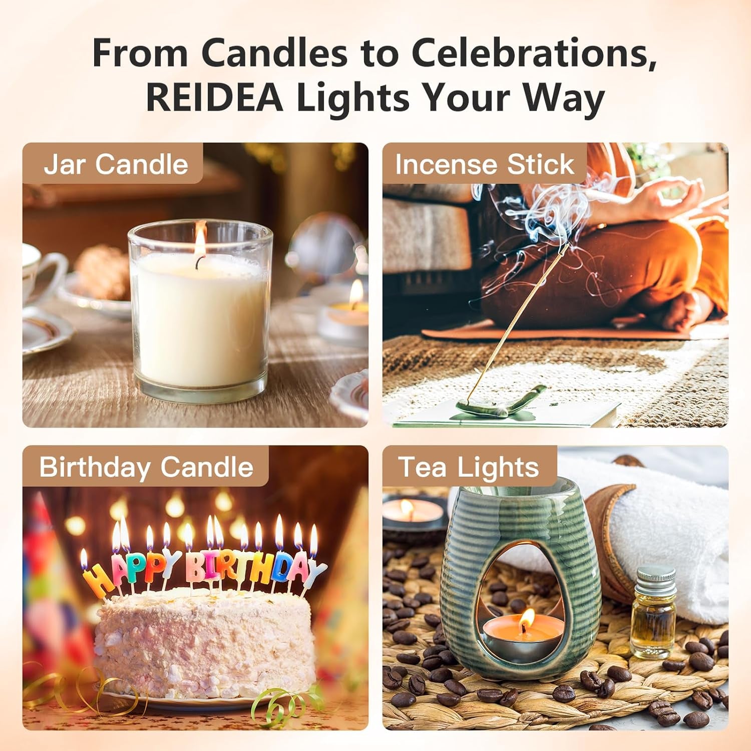 Electric Candle Lighter, Windproof Flameless USB Rechargeable Arc Lighter with Safe Button and Power Indicator for Candle, BBQ and Fireworks, R1 Flat, Obsidian Black