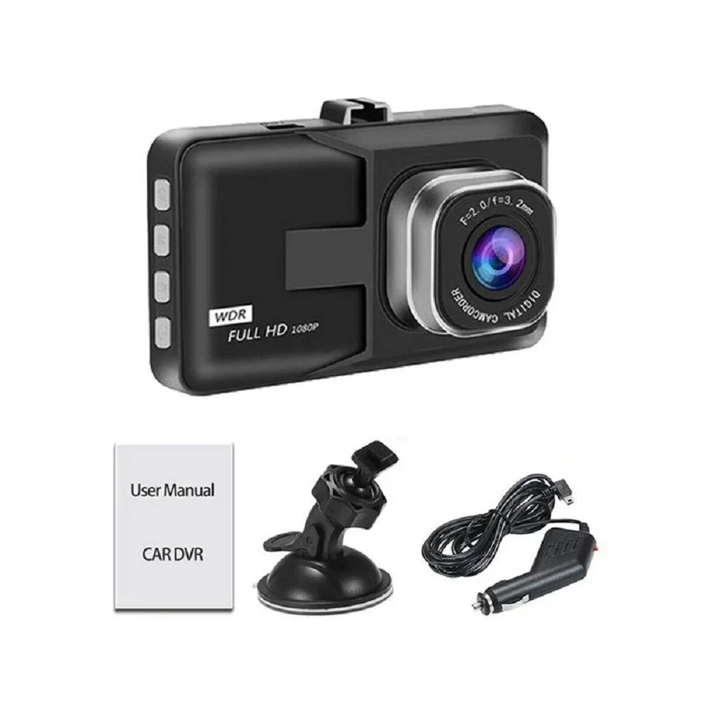 Car Dash Camera 3 Inch Driving Video 1080P Car Auto DVR Loop Recorder for Front and Rear Night Vision G-Sensor Car Accessories