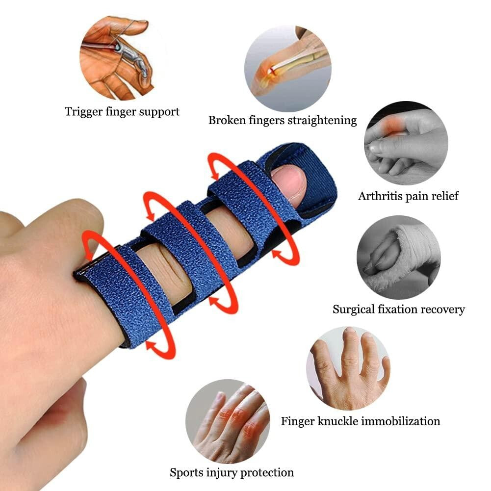 Trigger Finger Brace Splint Straightener Support Protector Corrector Adjustable