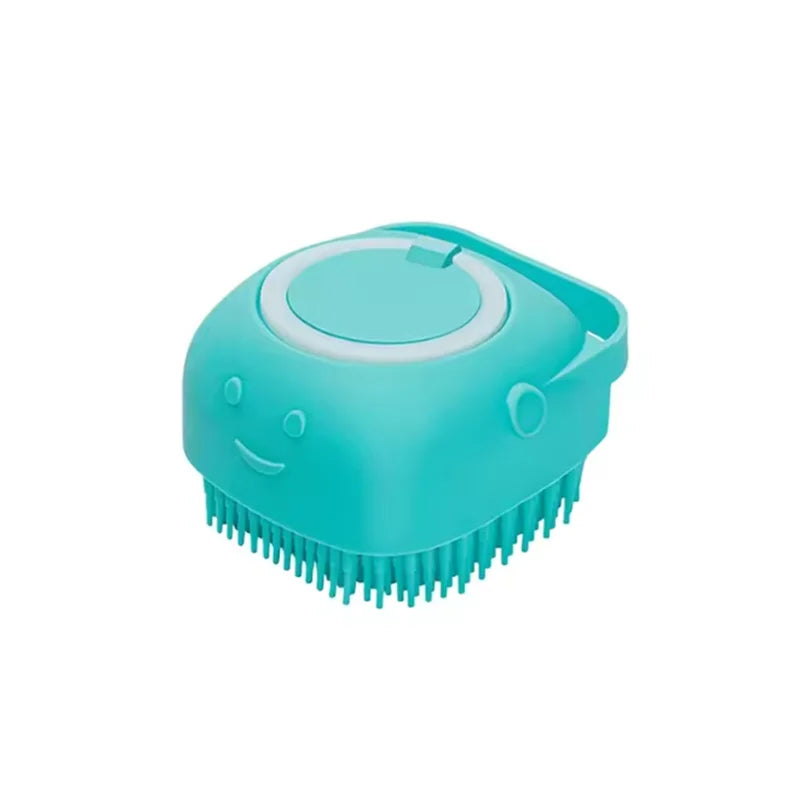 New Bath Massage Brush Bathroom Multifunctional Puppy Big Dog Cat Soft Safety Silicone Pet Accessories for Dogs Cats Tools