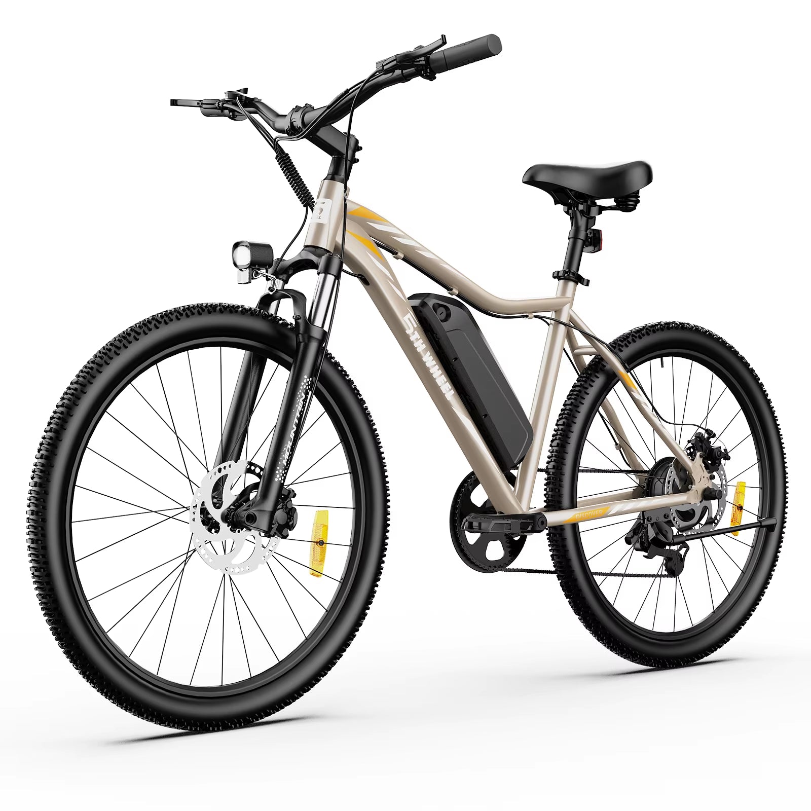 AB17 Electric Bike, 500W Motor, 468Wh Removable Battery, 37KM/H Max Speed, Color LCD Display, Front Suspension