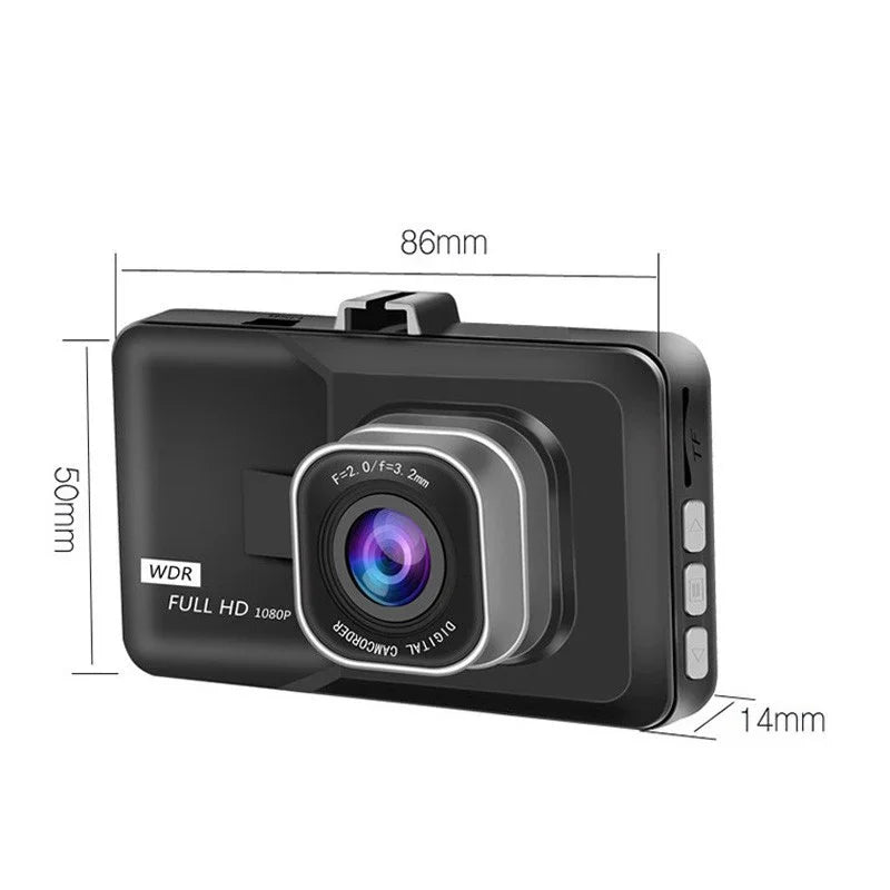 Car Dash Camera 3 Inch Driving Video 1080P Car Auto DVR Loop Recorder for Front and Rear Night Vision G-Sensor Car Accessories