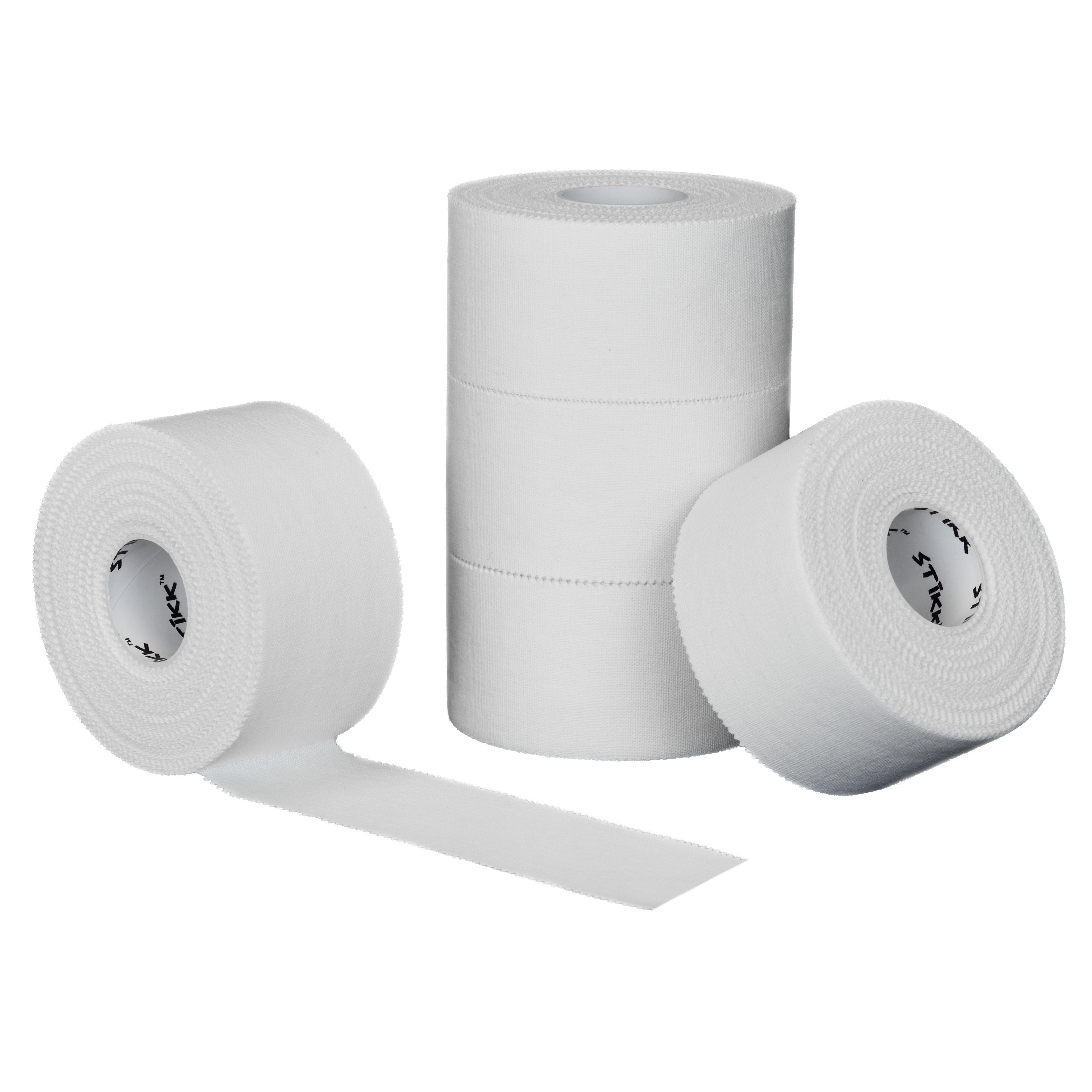White Athletic Tape 5 Pack 1.5" X 15 Yard Rolls (45 Feet) First Aid Tape Type