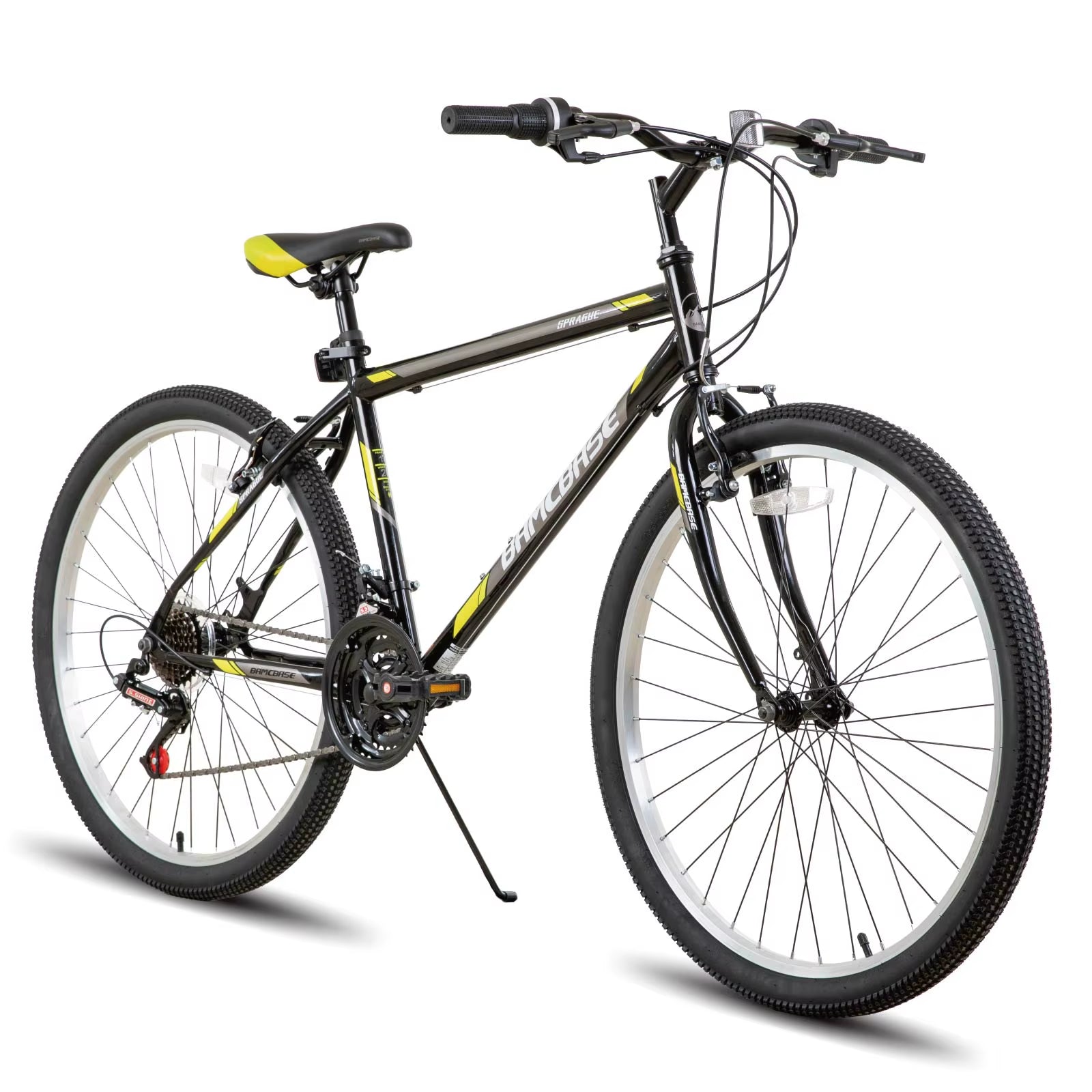 Hiland 24 26 Inch Mountain Bike for Men Women, 21 Speeds High-Carbon Steel Frame, Sport Cycling MTB Bicycle for Adult