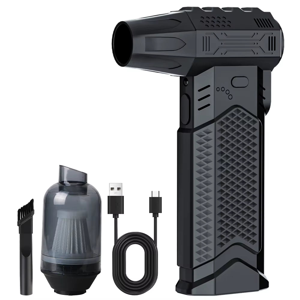 Violent Fan 2025 New Car Fan Cleaning Blower Tools Electric Air Duster Portable Type-C Charging Turbo Jet Fan Blowing Snow