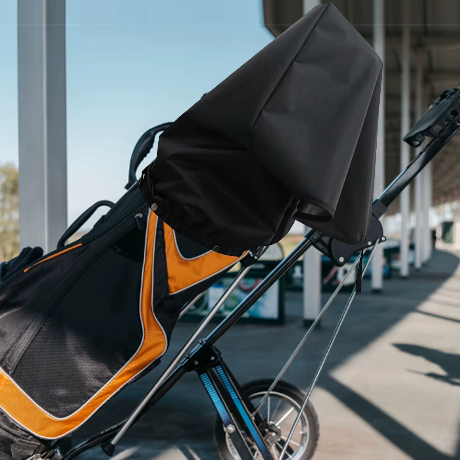 Golf Bag Rain Cover Waterproof Golf Bag Protection Cover Golf Bag Rain Hood Cover Golf Club Bag Dust Cover for Golf Supplies