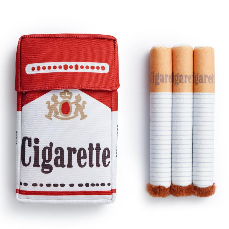 Nocciola 3 Packs Squeaky Puff Stick Toys with a Box Upgraded Version, Funny Interactive Dog Toys, Puppy Toys for Small to Medium Breed Interactive Cigarette