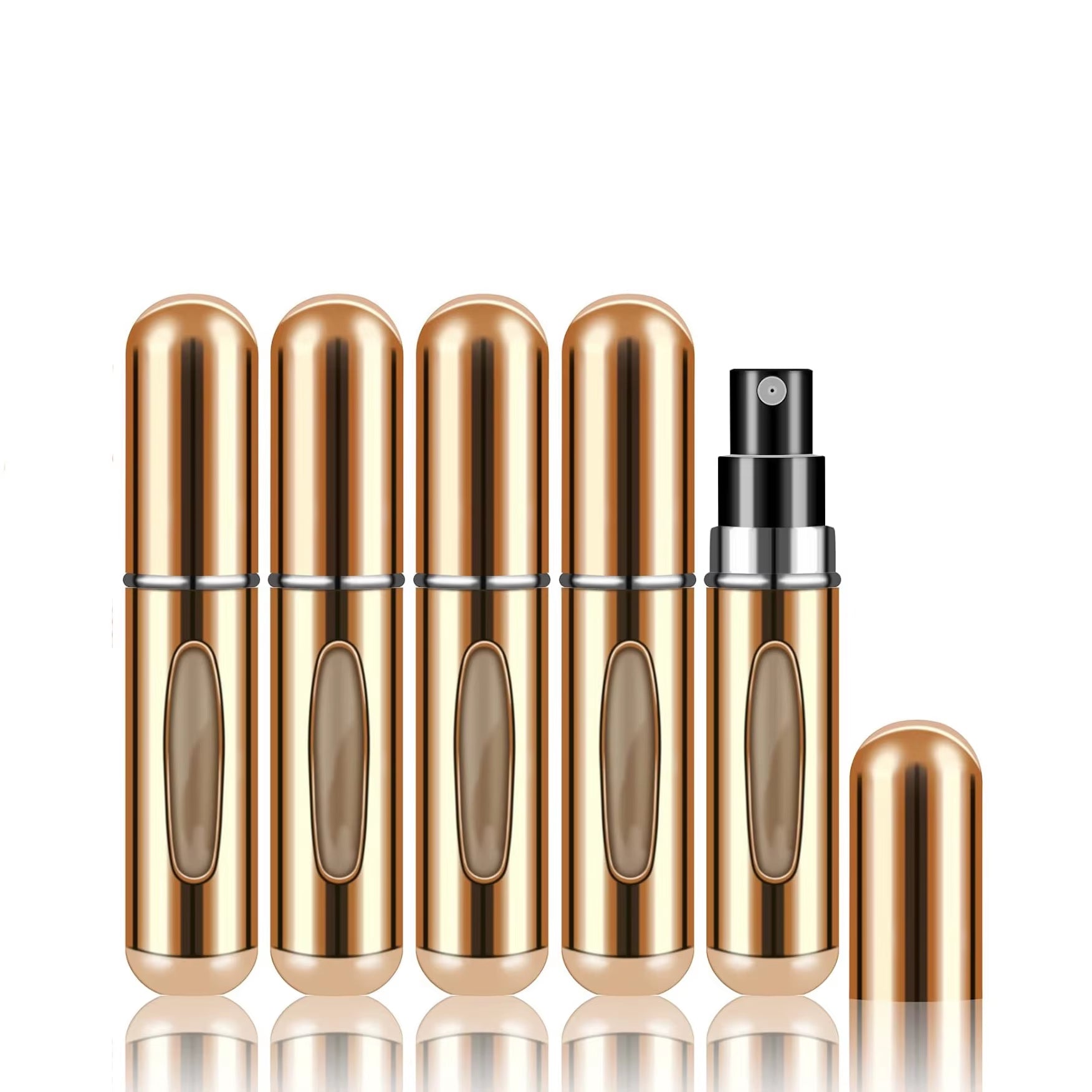 1/5Pcs Travel Perfume Bottle Refillable Portable Mini Atomizer Spray Refill Bottle Women Pocket Dispenser Cologne Sprayer 5Ml