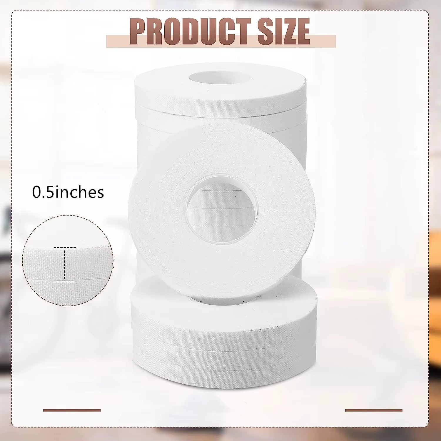 10 Pack White Finger Tape Athletic Tape Feet Sports Tape for Rock Climbing, BJJ Jiu Jitsu, Grappling, MMA, Hockey Stick