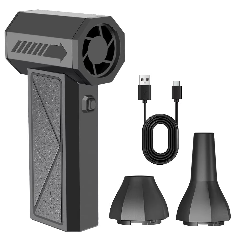Violent Fan 2025 New Car Fan Cleaning Blower Tools Electric Air Duster Portable Type-C Charging Turbo Jet Fan Blowing Snow
