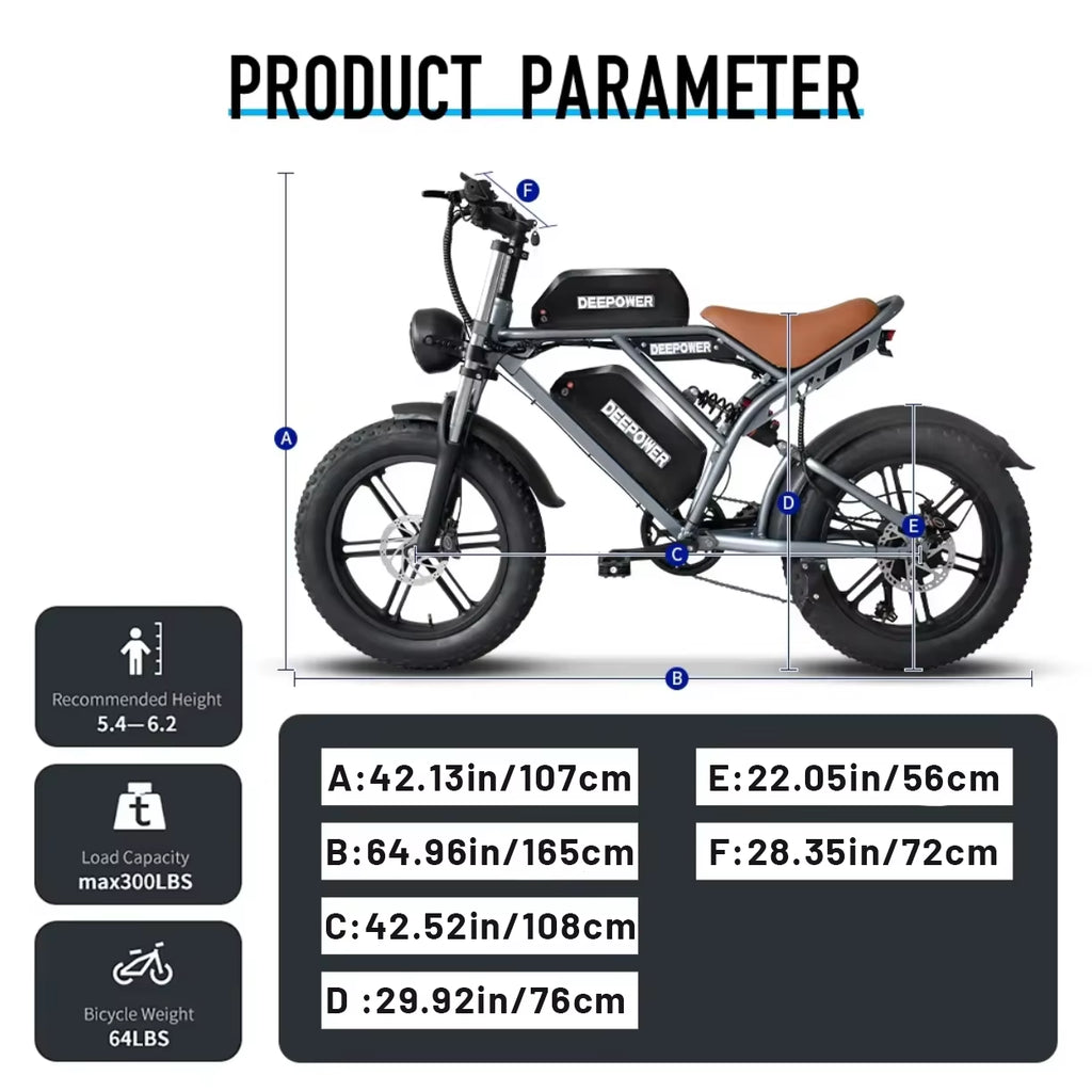 S7Pro Off-Road Electric Bike for 1500W Motor 48V 60AH LG Battery with Adults Mountain Ebike All-Terrain Motorcycle