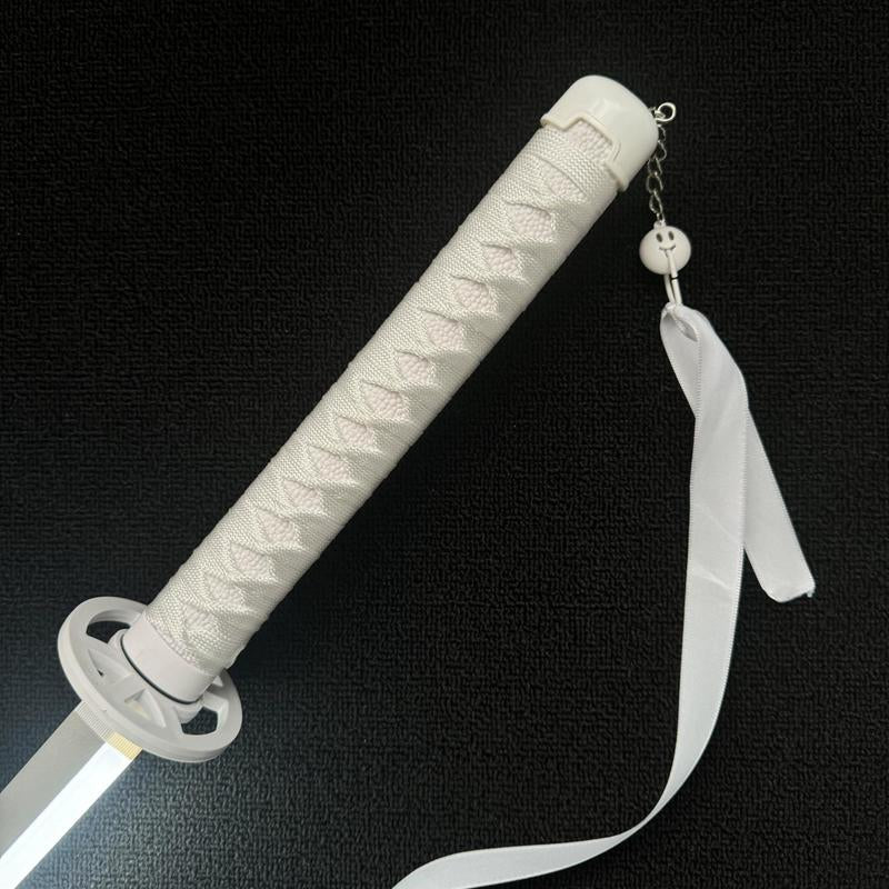 Light up Bleach Anime Sode No Shirayuki Sword - 40 Inches Plastic Anime Cosplay Prop with Sageo Belt & Stand