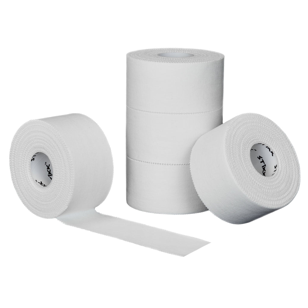 White Athletic Tape 5 Pack 1.5" X 15 Yard Rolls (45 Feet) First Aid Tape Type