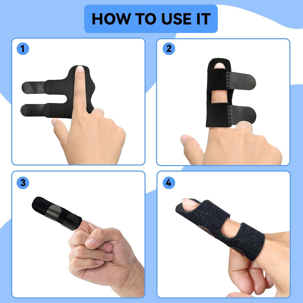 Férula Para Dedo, Soporte Universal Para Dedo En Gatillo Para Aliviar El Dolor P