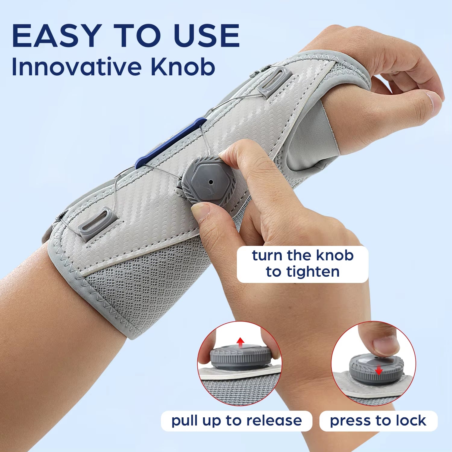 Carpal Tunnel Wrist Brace Support Adjustable Hand Brace for Men & Women Tendonitis Sprained Arthritis Pain Wrist Splint Sleeves