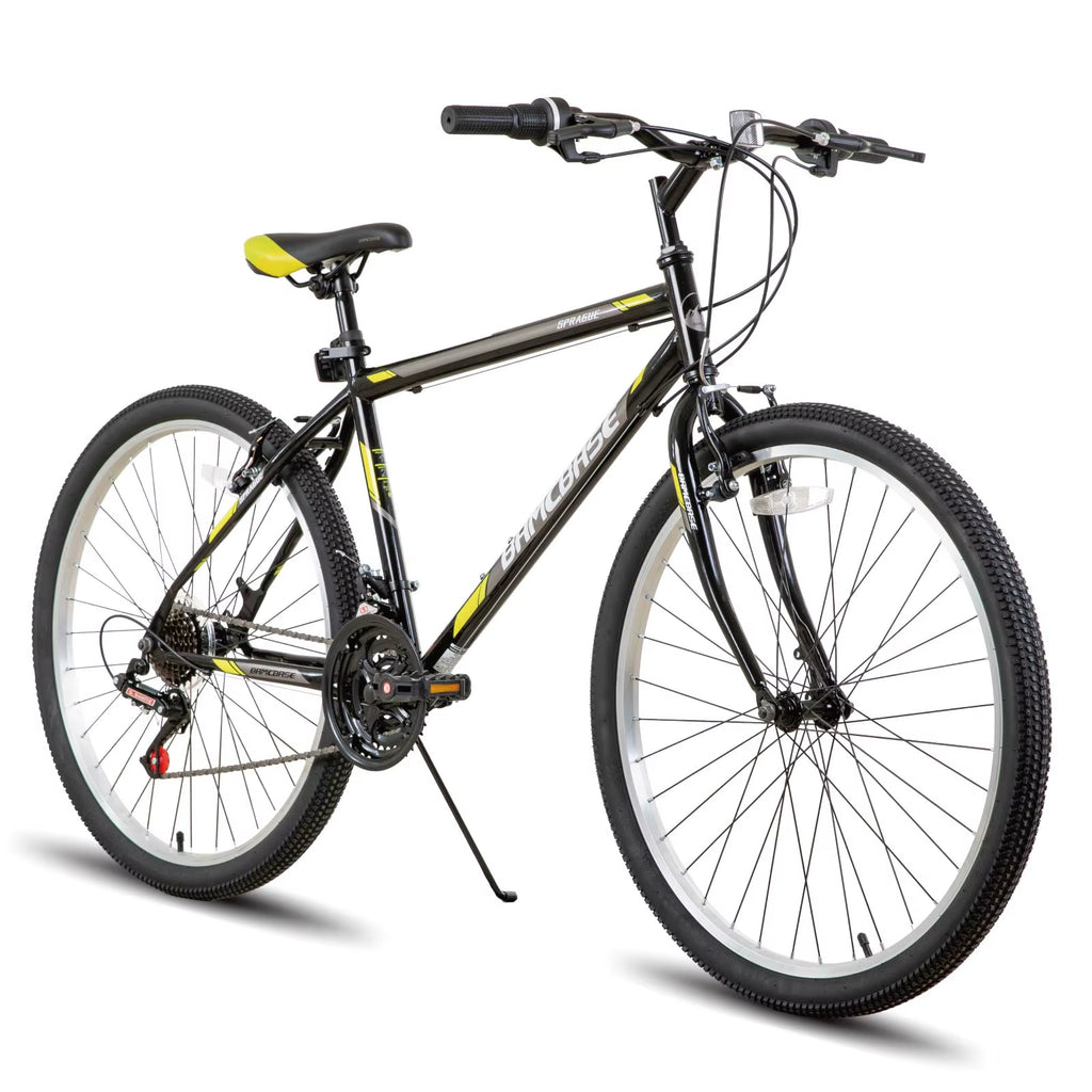 Hiland 24 26 Inch Mountain Bike for Men Women, 21 Speeds High-Carbon Steel Frame, Sport Cycling MTB Bicycle for Adult