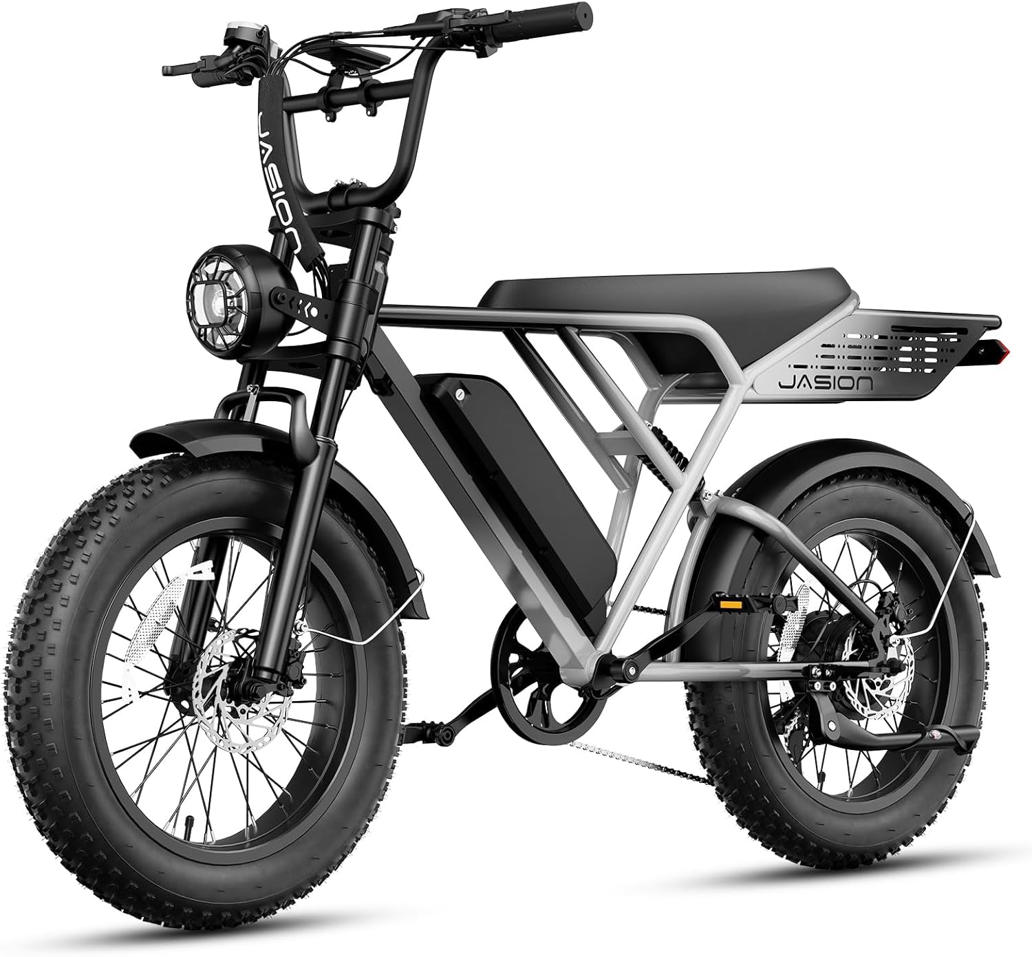 Retrovolt Pro Electric Bike for Adults, [2000W Peak Motor & 38 MPH & 90-Miles], 52V 20AH Removable Battery, Hydraulic Brakes Ebike, 20'' X 4'' Fat Tire Electric Dirt Bike