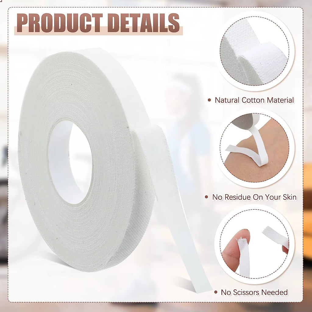 10 Pack White Finger Tape Athletic Tape Feet Sports Tape for Rock Climbing, BJJ Jiu Jitsu, Grappling, MMA, Hockey Stick