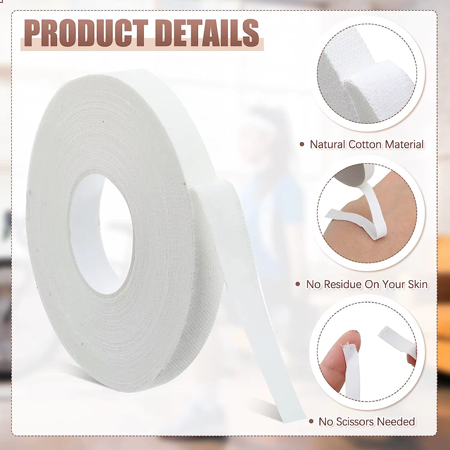10 Pack White Finger Tape Athletic Tape Feet Sports Tape for Rock Climbing, BJJ Jiu Jitsu, Grappling, MMA, Hockey Stick